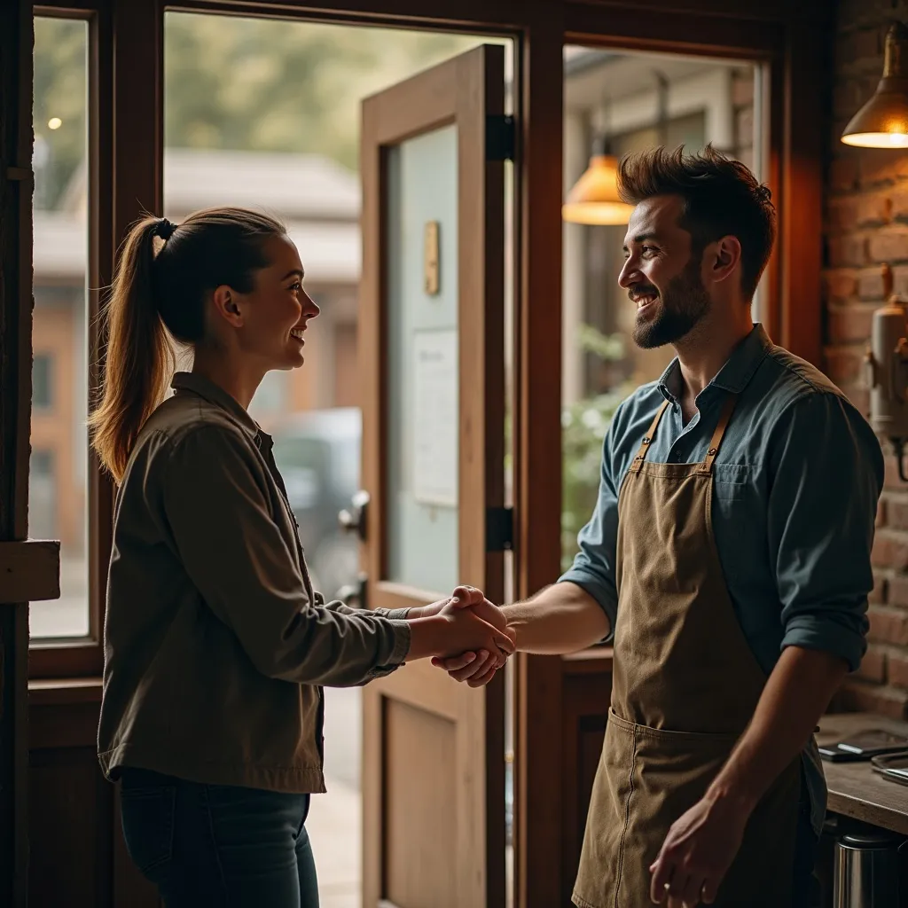 Welcoming a new hire — recruiting sample